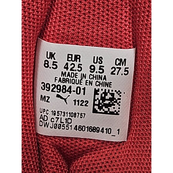 PUMA Rebound Layup Elevated High Top  Mens 9.5 White Basketba Sneakers  39298401 - Picture 7 of 8